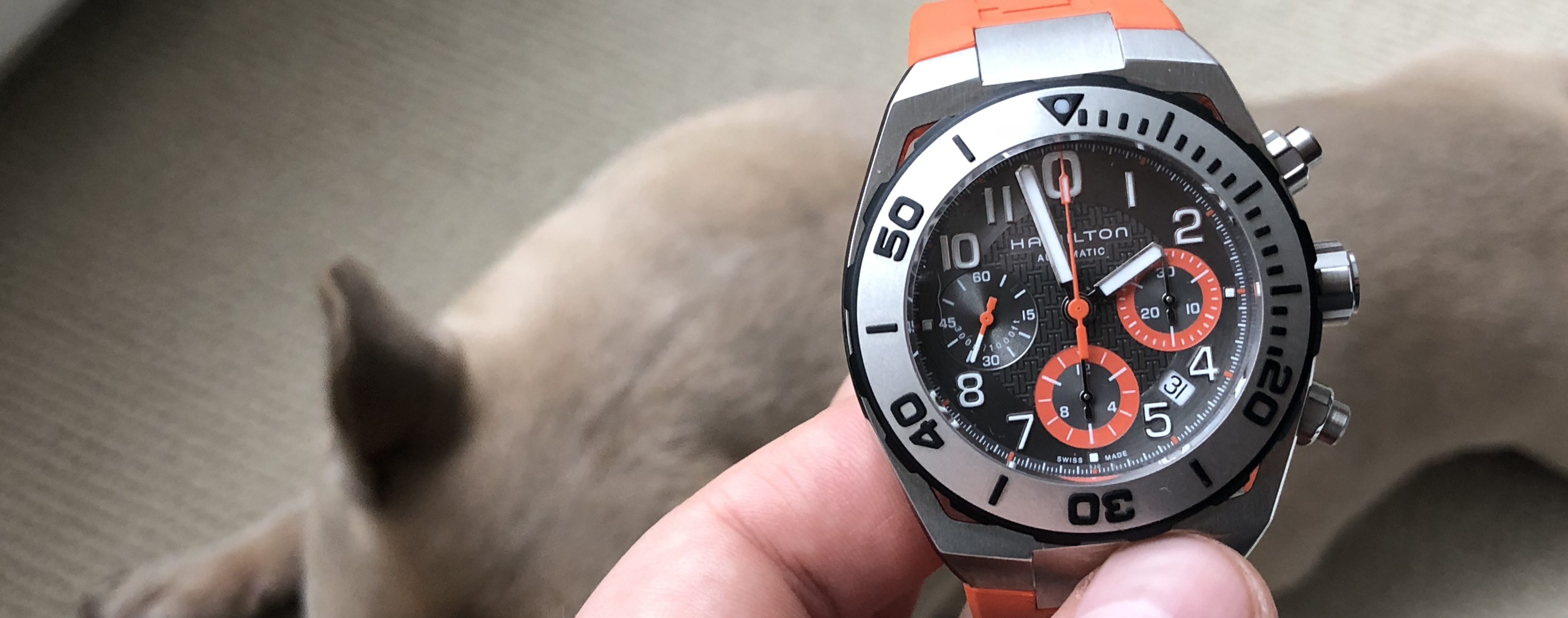 Hamilton Khaki Navi Sub Auto Chronograph Review [VIDEO]